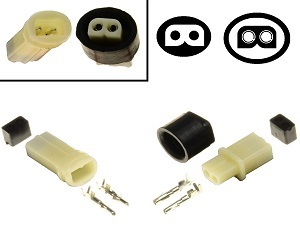 2 pin YPC Sealed connector set - off-road motorfiets connector