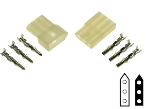 3 Pôles BMW Aprilia Moto Connecteur Set