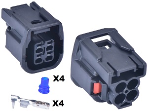Aprilia lambdasonde zuurstofsensor connector stekker 4-polig