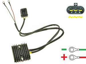 12v Motorrad Gleichrichter, Aluminiumlegierung Gleichrichter Vollwelle  Spannungsregler für Gy6 50cc-150cc Motorrad H