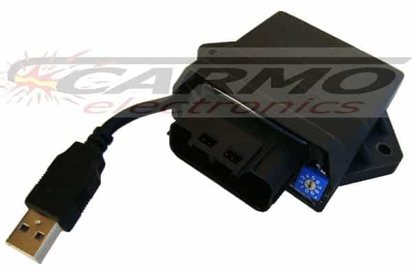 Yamaha X-Max 400 2018-2020 High Performance ECU Flash tuning + Akrapovic S-Y4SO018-HRAASS (Stage 3)
