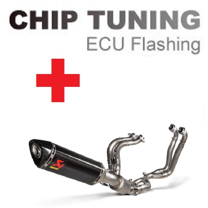 Aprilia RSV4 / Tuono V4 2021-oggi Ottimizzazione flash ECU ad alte prestazioni + Akrapovic L-A10E11/TD (Fase 3)