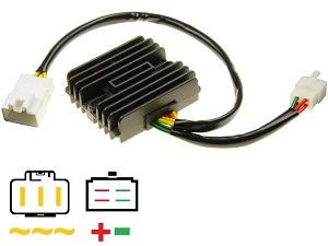CARR691AP Aprilia Tuono RSV4 MOSFET Spanningsregelaar gelijkrichter (SH579JA, SH579JB, B043488)