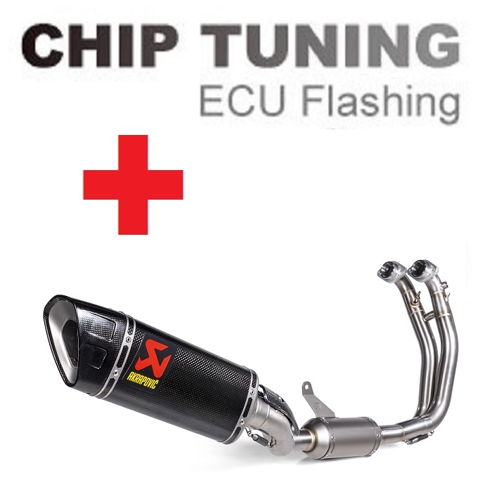 Aprilia RS 660 / Tuono 660 2021-heden Ottimizzazione flash ECU ad alte prestazioni + Akrapovic S-A6R3-APLC (Fase 3)