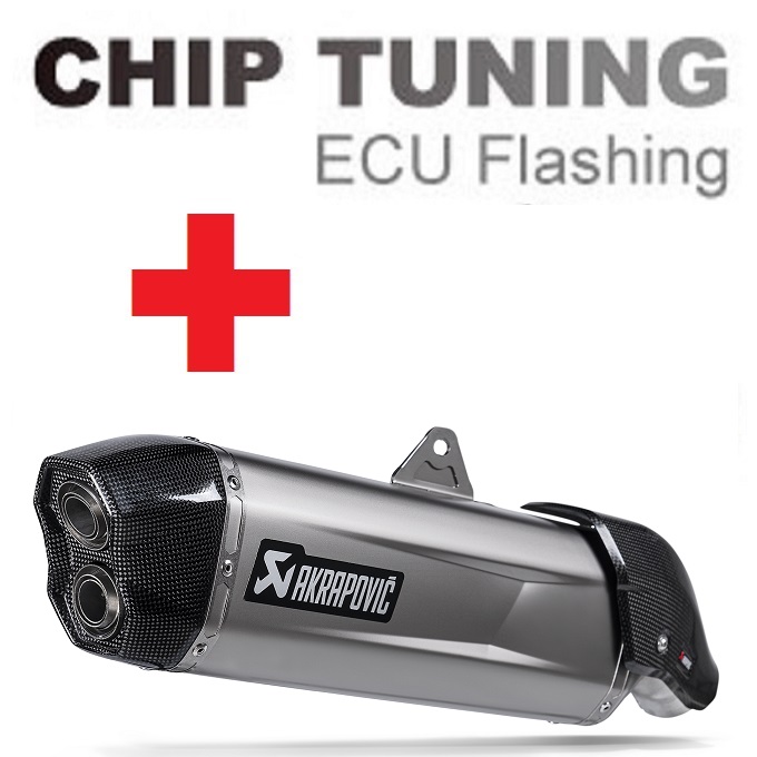 High Performance ECU Flash tuning + exhaust pipe Akrapovic S-A6SO1-HGJT-(Stage 3)