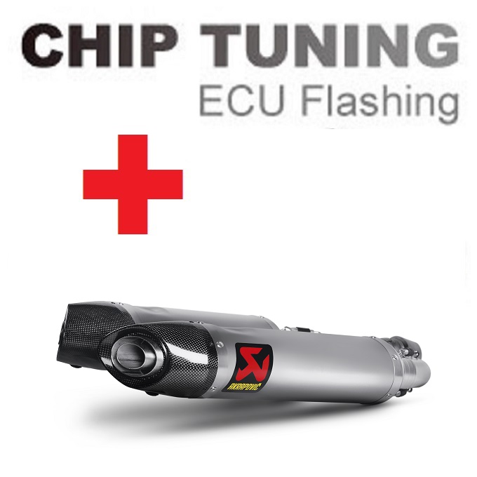 Aprilia Shiver 750 (ABS) (GT) 2010-2016 Ajuste de Alto Desempenho do Flash da ECU + Akrapovic S-A7SO3-HDT (Stage 3)