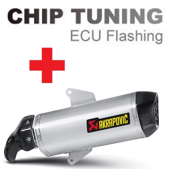 Gilera GP800 / Aprilia SRV850 2008-2019 High Performance ECU Flash tuning + Akrapovic S-A8SO2-HWSS (Stage 3)