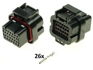 Moto Guzzi IAW 26 polos ECU CDI ECM Ducati Monster conjunto de conectores de motocicleta