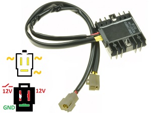 CARR104-Mash - 650 X-ride MOSFET Raddrizzatore del regolatore di tensione (201223TT3210055)