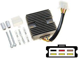 CARR151 - Kawasaki EN500 GPZ500 MOSFET Regulador de voltaje rectificador SH530-12