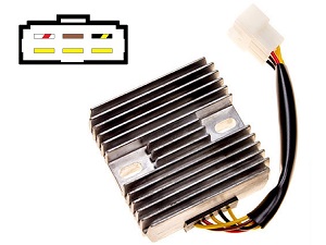 CARR204-ER5 Kawasaki Zephyr ER5 MOSFET Régulateur de tension redresseur