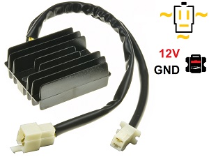 CARR201-DRZ - MOSFET Suzuki DR-Z400 RMX250S Spanningsregelaar gelijkrichter Lithium Ion (32800-08D00)