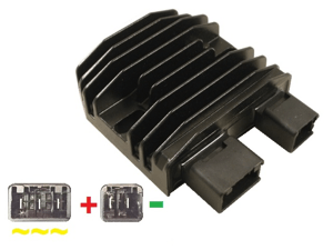 CARR2102 Honda Forza NSS FJS CB600 CBR600 CB1000 CBR1000 NC700 MOSFET Spanningsregelaar gelijkrichter (FH014AA, SH750AA)