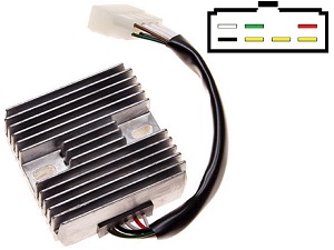 CARR321 - Yamaha XS XJ MOSFET Voltage regulator rectifier (4H7-501.k2, 4H7-501.L3, S8534A)