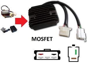 CARR381 - Yamaha XS MOSFET Raddrizzatore del regolatore di tensione