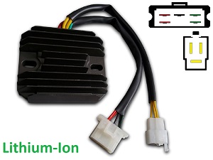 CARR644-LI Transalp Africa twin Shadow Intruder MOSFET Raddrizzatore del regolatore di tensione - Lithium Ion