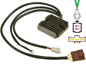 CARR694-KTM 690 950 990 MOSFET Spanningsregelaar gelijkrichter (62511034100, 62511034000)