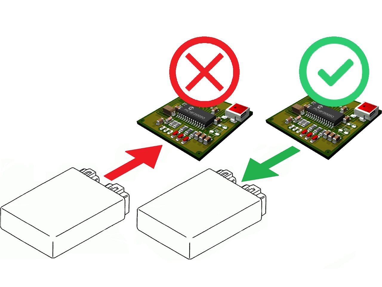 Placa de Circuito Avançada Carmo para Ignição, Modelo em Caixa Original VERV2