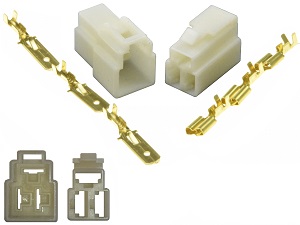 Dynamo - spanningsregelaar gelijkrichter stekker connector set set 3 (uit fase terminal positionering