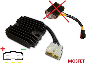 CARR201 - MOSFET Gasgas Gas Gas Spannungsregler Gleichrichter (MFS450434009 Ducati)