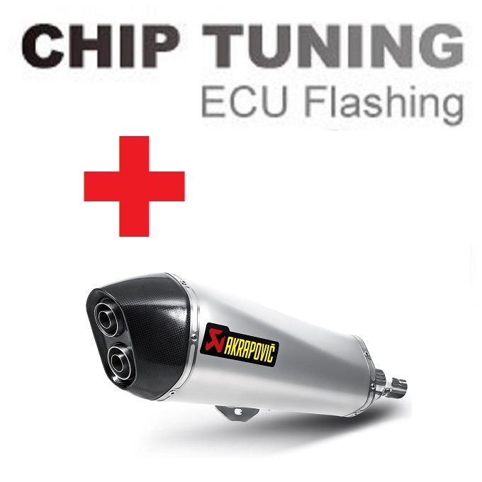 Gilera Fuoco 500 2007-2016 Uitlaat Akrapovic S-PI4SO3-HRSS (Stage 3)