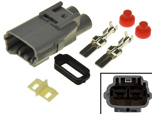 2 pin power connector Motorradstecker