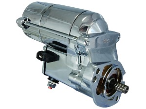 Harley-Davidson Road King Electra Glide Ultra Classic Heritage Softail Street Bob chroom startmotor