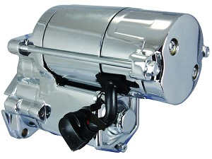 Harley-Davidson Road King Electra Glide Ultra Classic Heritage Softail Street Bob chroom startmotor