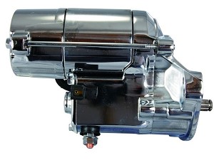 Harley-Davidson Road King Electra Glide Ultra Classic Heritage Softail Street Bob chroom startmotor
