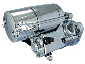 Harley-Davidson Road King Electra Glide Ultra Classic Heritage Softail Street Bob chroom startmotor