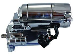 Harley-Davidson Road King Electra Glide Ultra Classic Heritage Softail Street Bob chroom startmotor