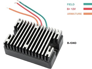 CARR-HARLEY-11JW - Harley Davidson FL XL XR Electra Glide Sportster 1948-1980 Voltage regulator rectifier