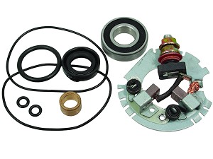 Honda TRX Kawasaki ZX Suzuki GS moto-4 startmotor koolborstel set