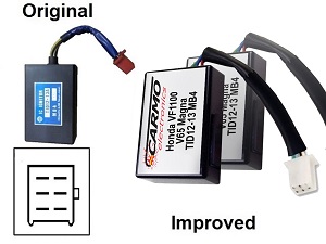 Honda VF1000 VF1000F VF1000R Interceptor SC15 igniter ignition module CDI TCI Box (AKBZ29, MB4, MB6, TID12-13-17-23) 2x