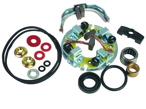 Honda Kawasaki Suzuki startmotor koolborstel set