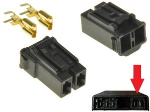 CARR2102 Honda alternateur Connecteur redresseur régulateur de tension connecteur 2 pôles FH014AA / SH750AA