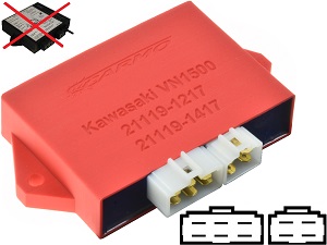 Kawasaki VN1500 TCI CDI unidad de control 21119-1217 21119-1417