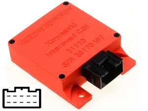 Kawasaki GPz750 GT750 ZX750 igniter ignition module CDI TCI Box (21119-1069)