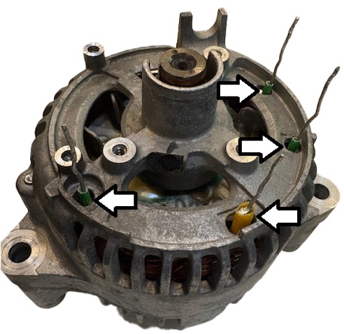 MV Agusta Alternator diode plate rectifier 101211-1701 8A0081387 DENSO