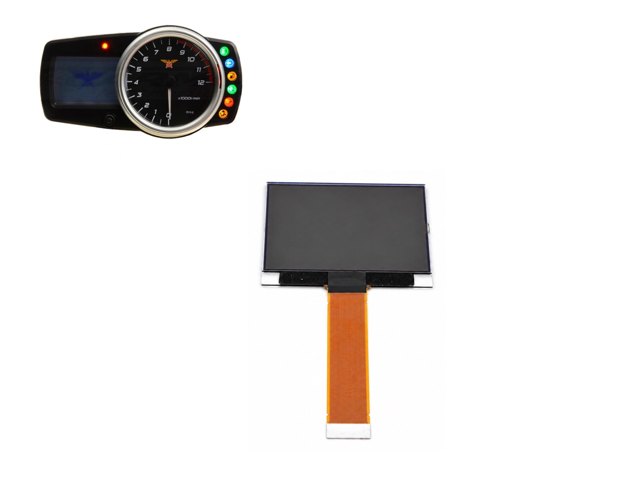 Moto Morini 1200 LCD scherm display dashboard (nieuw) Moto Morini 1200 LCD scherm display dashboard (nieuw)