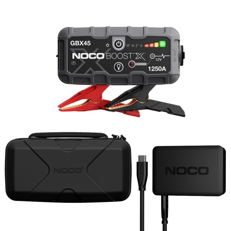 Noco Boost X GBX45 UltraSafe Lithium-Starthilfe + GBC101-Gehäuse +