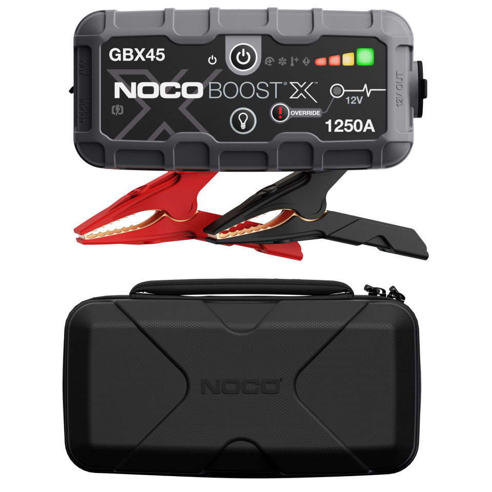 Noco Boost X GBX45 UltraSafe Lithium Jump Starter + GBC101 Case
