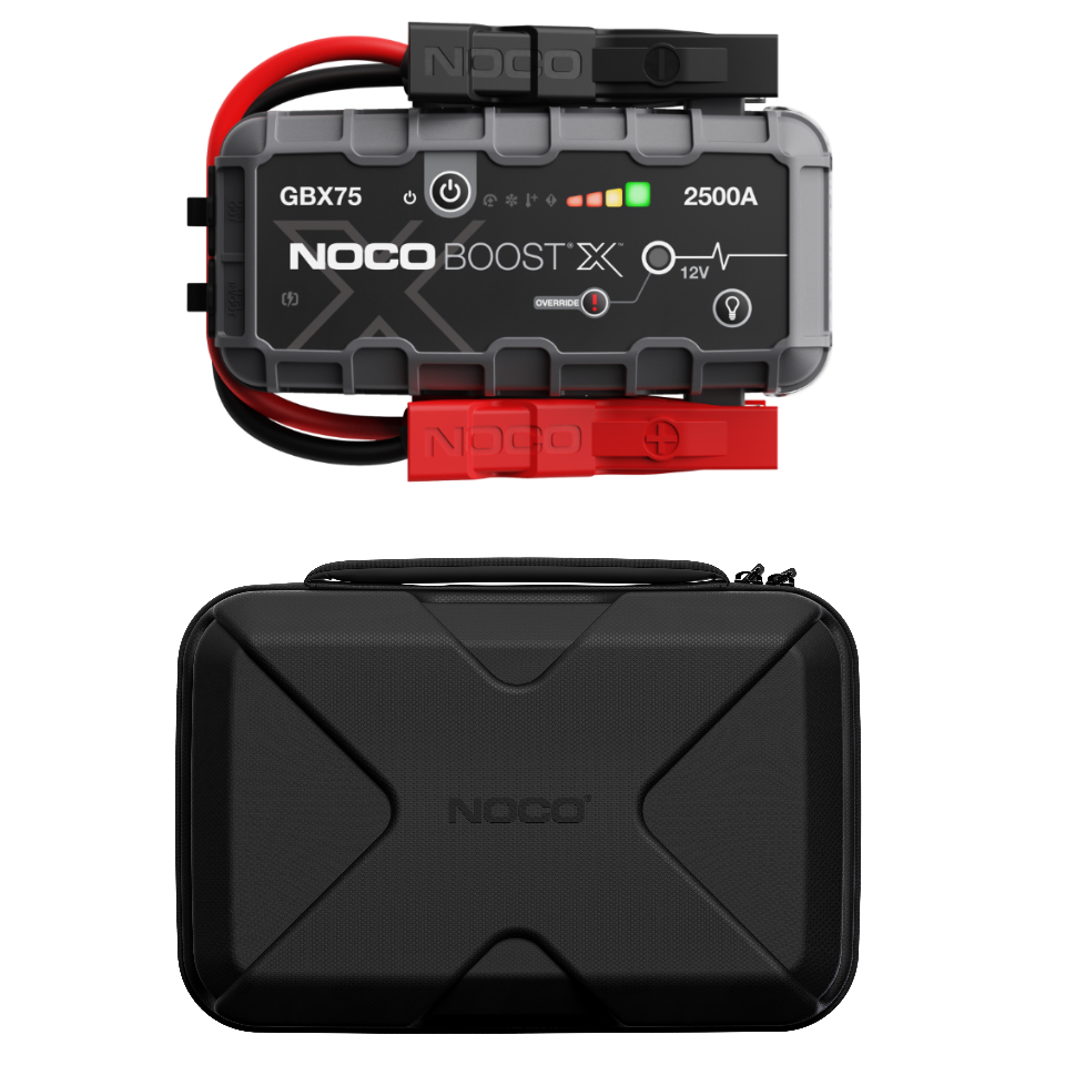 Noco Boost X GBX75 2500 Amp UltraSafe Lithium Jump Starter + GBC103 Koffer - Klik op de afbeelding om het venster te sluiten