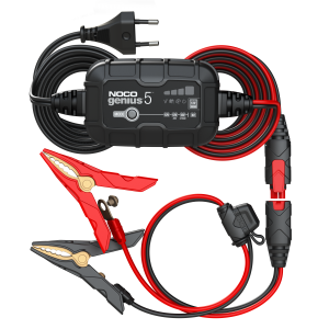 Noco Genius 5 - 6V/12V Batterieladegerät Erhaltungsladegerät (auch für Lithium-Ionen-Batterien geeignet)
