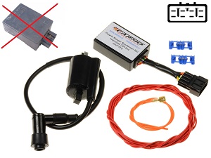 Polaris Ranger 400 500 Sportsman HO 4x4 6x6 CDI unit ECU ontsteking (CU7101, 3087169, Kokusan Denki)