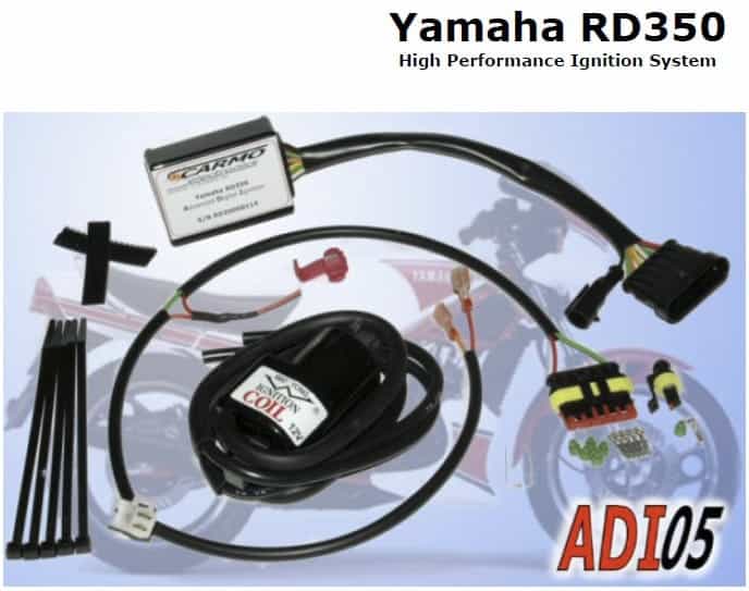 Yamaha RD350 YPVS CDI unit ECU ontsteking set 29K 31K - Klik op de afbeelding om het venster te sluiten