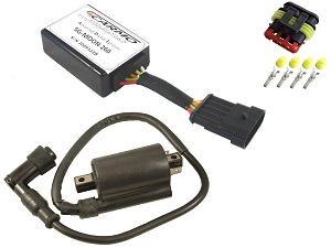 Yamaha X-Max 400 2018-2020 High Performance ECU Flash tuning + Akrapovic S-Y4SO018-HRAASS (Stage 3)