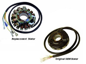 ST5500L - KTM 350 400 500 600 620 640 660 Husaberg Verlichting & Ontsteking Stator 250014-01, 58031002050