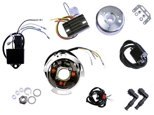 Stator Kit - STK-102D-DC BSA Norton Royal Enfield Triumph stator alternator lighting ignition