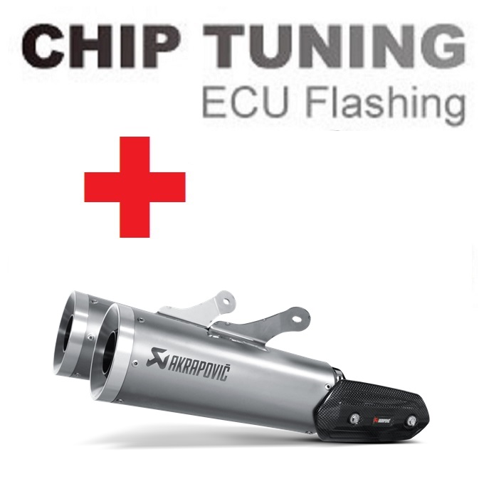 Yamaha X-Max 400 2018-2020 High Performance ECU Flash tuning + Akrapovic S-Y4SO018-HRAASS (Stage 3)
